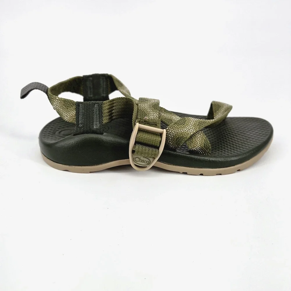 Chaco Z/1 Ecotread Avocado Green Athletic Hiking Strappy Sandals Kids Youth Sz 1